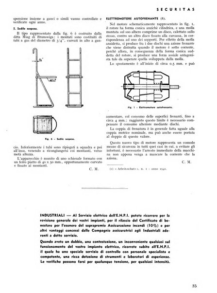 Securitas rassegna della sicurezza e dell'igiene nell'industria e nell'agricoltura - Anno 14, n. 4 (apr. 1927)-anno 65, n. 5/12 (1981)