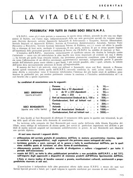 Securitas rassegna della sicurezza e dell'igiene nell'industria e nell'agricoltura - Anno 14, n. 4 (apr. 1927)-anno 65, n. 5/12 (1981)