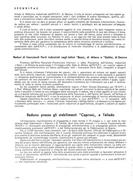 Securitas rassegna della sicurezza e dell'igiene nell'industria e nell'agricoltura - Anno 14, n. 4 (apr. 1927)-anno 65, n. 5/12 (1981)