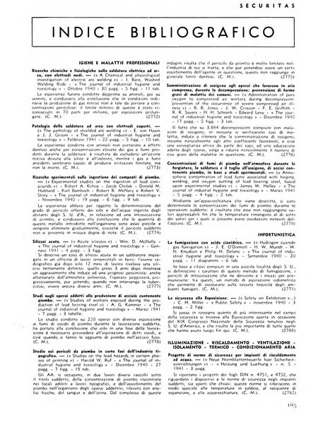 Securitas rassegna della sicurezza e dell'igiene nell'industria e nell'agricoltura - Anno 14, n. 4 (apr. 1927)-anno 65, n. 5/12 (1981)