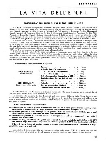 Securitas rassegna della sicurezza e dell'igiene nell'industria e nell'agricoltura - Anno 14, n. 4 (apr. 1927)-anno 65, n. 5/12 (1981)