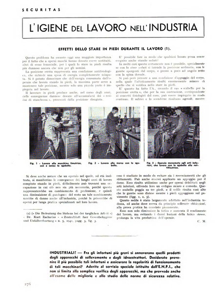 Securitas rassegna della sicurezza e dell'igiene nell'industria e nell'agricoltura - Anno 14, n. 4 (apr. 1927)-anno 65, n. 5/12 (1981)