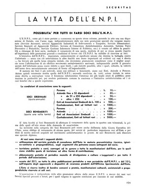 Securitas rassegna della sicurezza e dell'igiene nell'industria e nell'agricoltura - Anno 14, n. 4 (apr. 1927)-anno 65, n. 5/12 (1981)