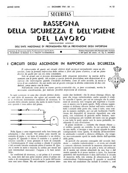 Securitas rassegna della sicurezza e dell'igiene nell'industria e nell'agricoltura - Anno 14, n. 4 (apr. 1927)-anno 65, n. 5/12 (1981)