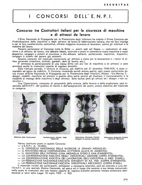 Securitas rassegna della sicurezza e dell'igiene nell'industria e nell'agricoltura - Anno 14, n. 4 (apr. 1927)-anno 65, n. 5/12 (1981)