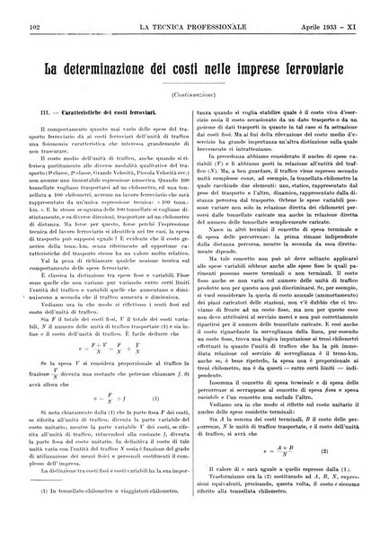 La tecnica professionale. Servizio lavori, linea e impianti raccolta di studi e notizie per l'istruzione del personale ferroviario