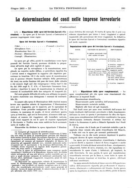 La tecnica professionale. Servizio lavori, linea e impianti raccolta di studi e notizie per l'istruzione del personale ferroviario