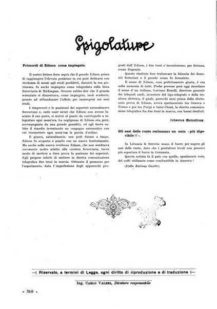 La tecnica professionale. Servizio lavori, linea e impianti raccolta di studi e notizie per l'istruzione del personale ferroviario