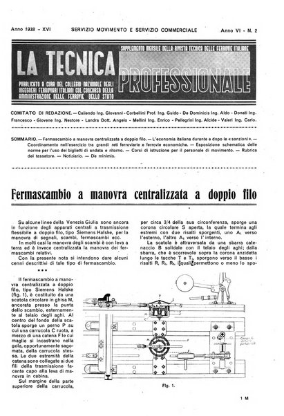 La tecnica professionale. Servizio lavori, linea e impianti raccolta di studi e notizie per l'istruzione del personale ferroviario