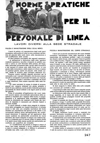 La tecnica professionale. Servizio lavori, linea e impianti raccolta di studi e notizie per l'istruzione del personale ferroviario