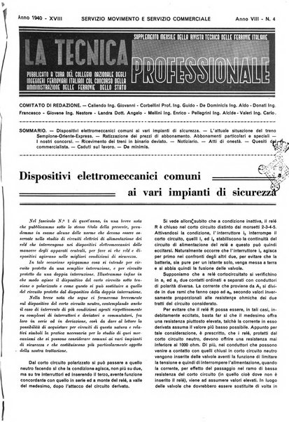 La tecnica professionale. Servizio lavori, linea e impianti raccolta di studi e notizie per l'istruzione del personale ferroviario