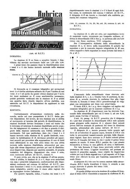 La tecnica professionale. Servizio lavori, linea e impianti raccolta di studi e notizie per l'istruzione del personale ferroviario