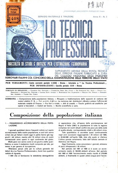 La tecnica professionale. Servizio lavori, linea e impianti raccolta di studi e notizie per l'istruzione del personale ferroviario