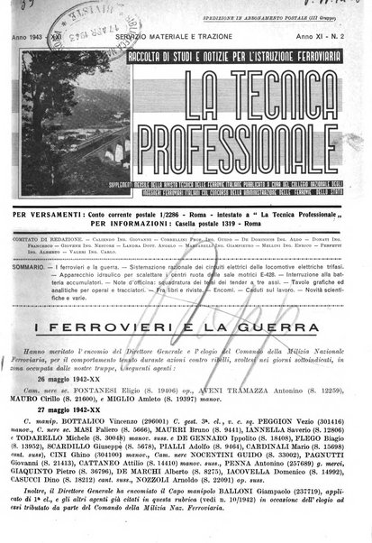 La tecnica professionale. Servizio lavori, linea e impianti raccolta di studi e notizie per l'istruzione del personale ferroviario