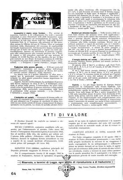 La tecnica professionale. Servizio lavori, linea e impianti raccolta di studi e notizie per l'istruzione del personale ferroviario