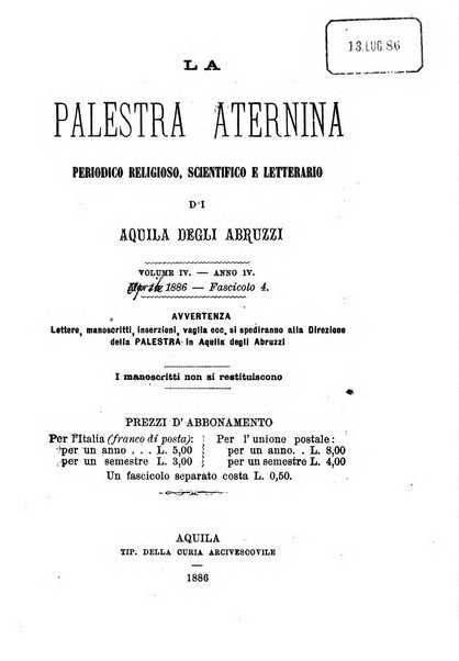 La palestra aternina