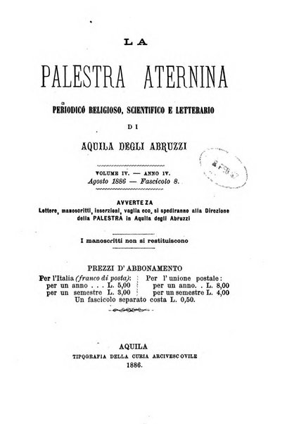 La palestra aternina