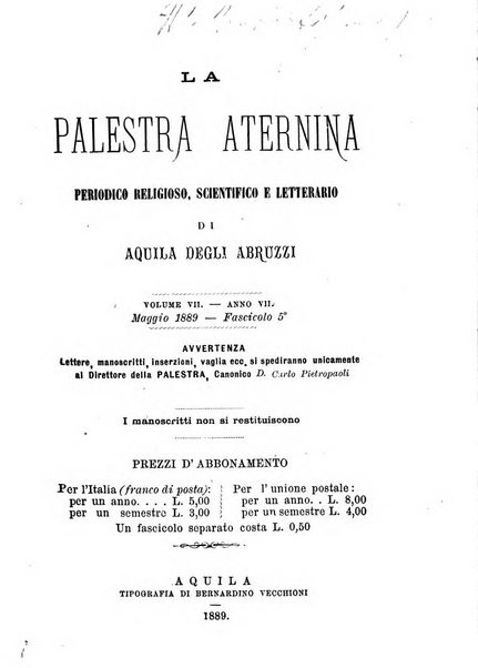 La palestra aternina