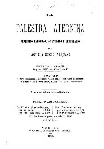 La palestra aternina