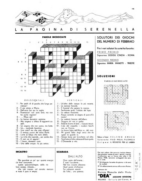 Dea rivista mensile della moda