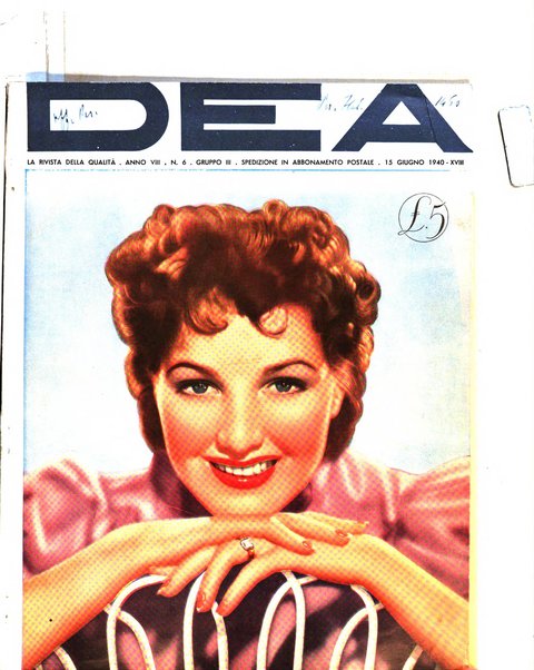 Dea rivista mensile della moda