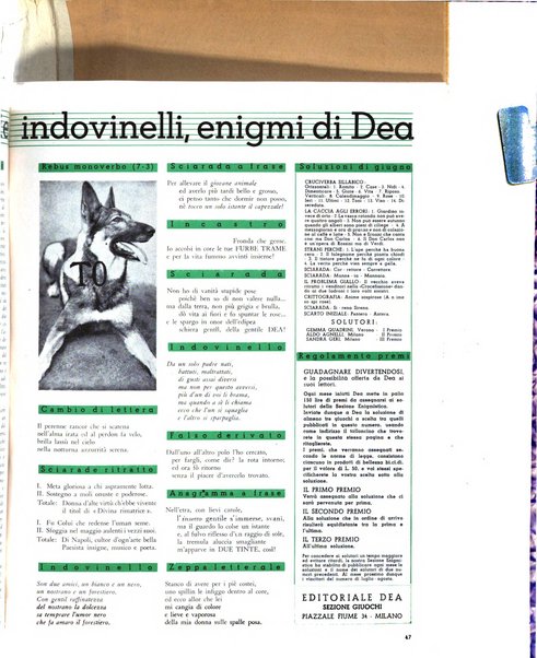 Dea rivista mensile della moda