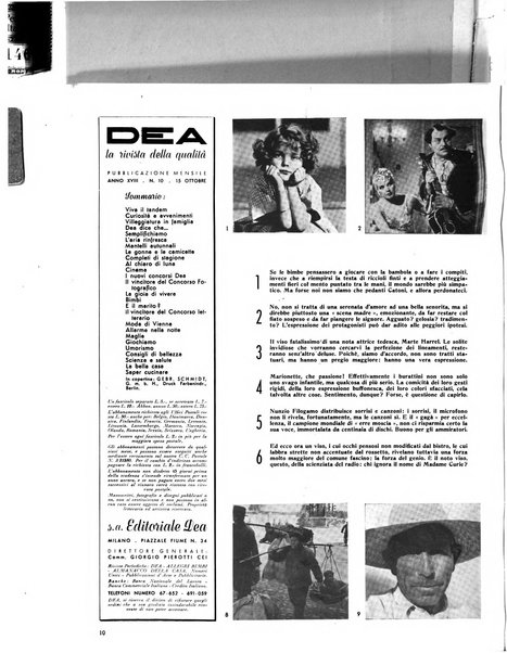 Dea rivista mensile della moda