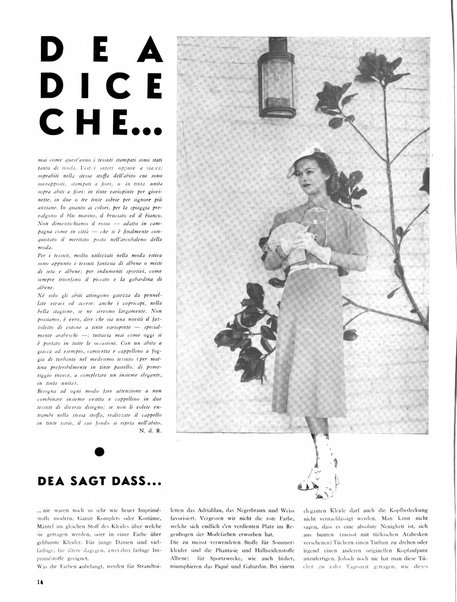 Dea rivista mensile della moda