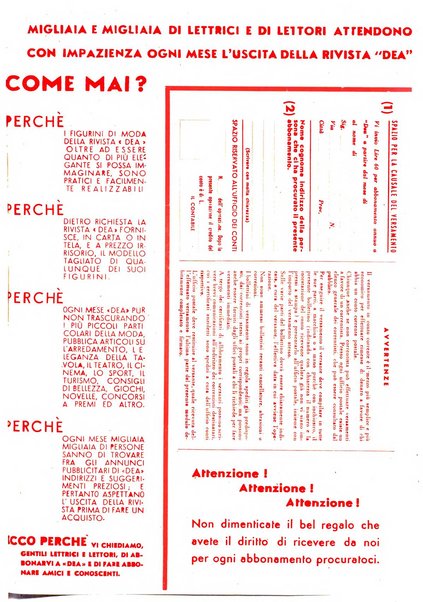 Dea rivista mensile della moda