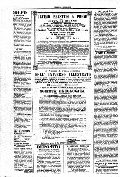 Corriere cremonese : giornale politico e letterario