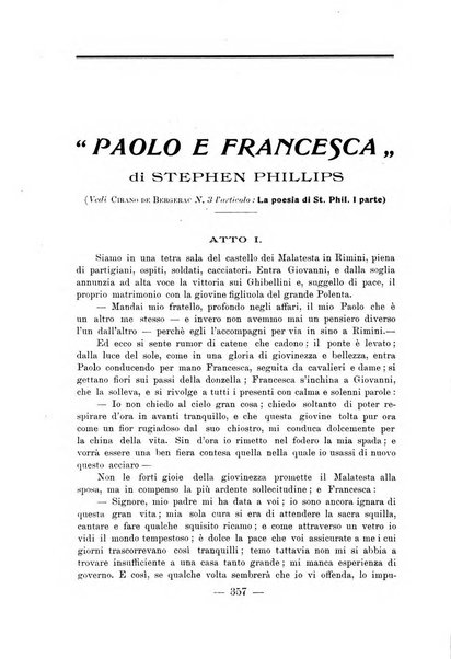 Cyrano de Bergerac rivista minima di coltura moderna