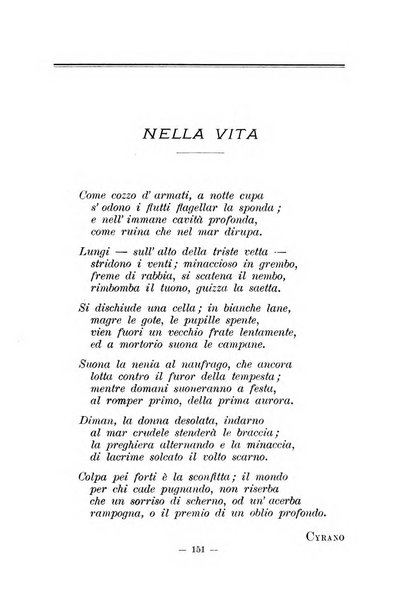 Cyrano de Bergerac rivista minima di coltura moderna