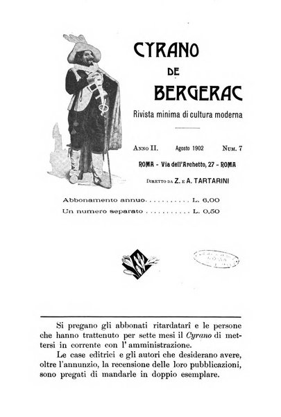 Cyrano de Bergerac rivista minima di coltura moderna