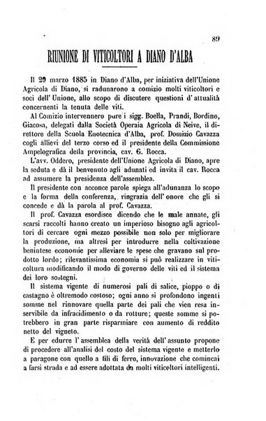 Viti americane la filossera e le altre malattie della vite