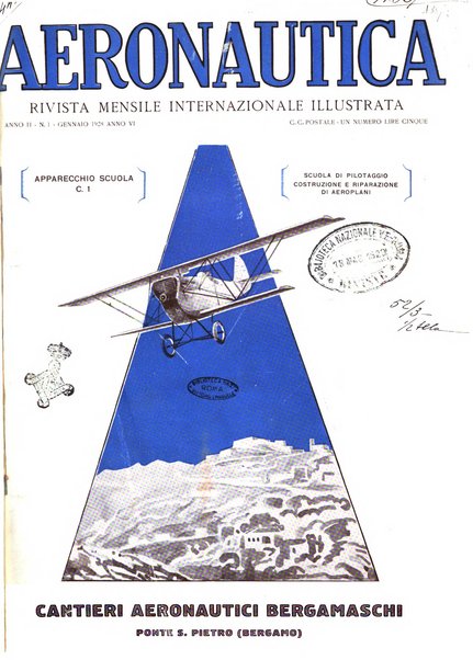 L'aeronautica rivista mensile internazionale illustrata