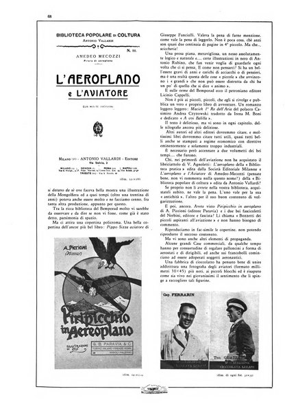 L'aeronautica rivista mensile internazionale illustrata