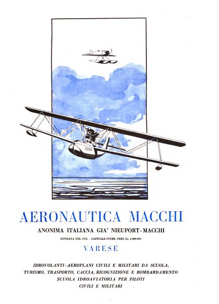 L'aeronautica rivista mensile internazionale illustrata