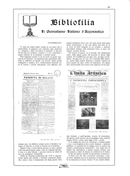 L'aeronautica rivista mensile internazionale illustrata