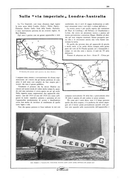 L'aeronautica rivista mensile internazionale illustrata