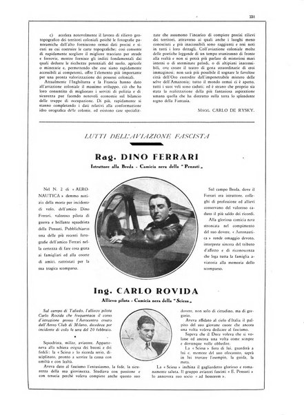 L'aeronautica rivista mensile internazionale illustrata