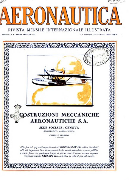 L'aeronautica rivista mensile internazionale illustrata