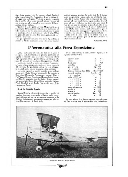 L'aeronautica rivista mensile internazionale illustrata