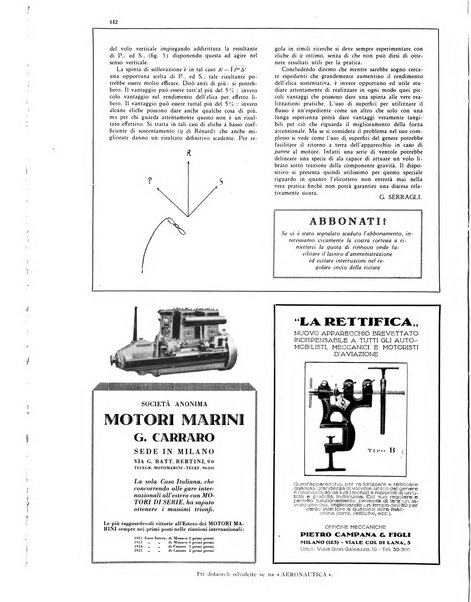 L'aeronautica rivista mensile internazionale illustrata