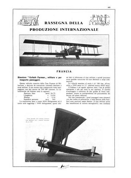 L'aeronautica rivista mensile internazionale illustrata