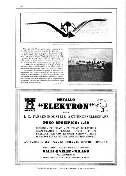 L'aeronautica rivista mensile internazionale illustrata