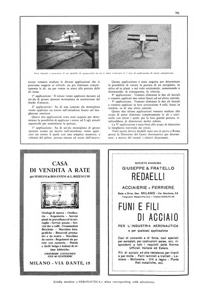 L'aeronautica rivista mensile internazionale illustrata