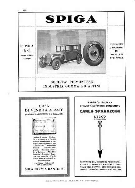 L'aeronautica rivista mensile internazionale illustrata