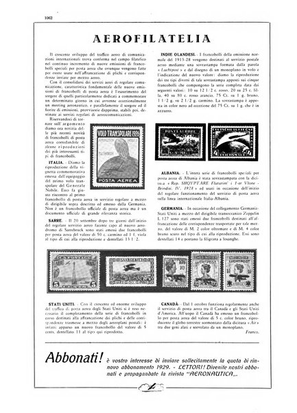 L'aeronautica rivista mensile internazionale illustrata