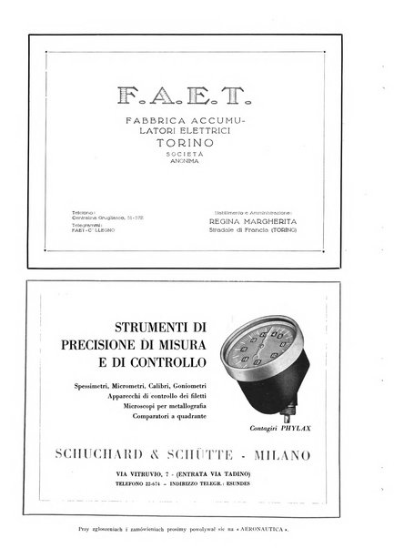 L'aeronautica rivista mensile internazionale illustrata