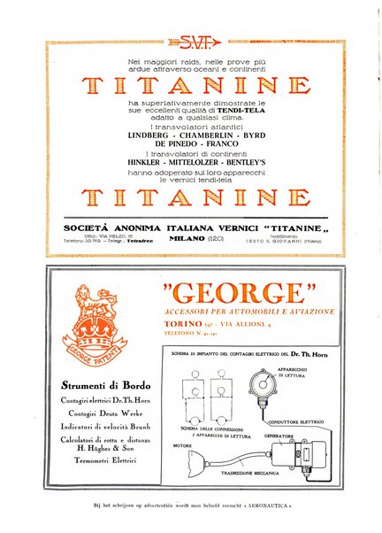 L'aeronautica rivista mensile internazionale illustrata
